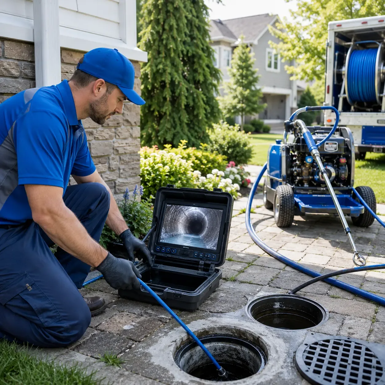 Outdoor drain cleaning professionals serving Horsham, PA
